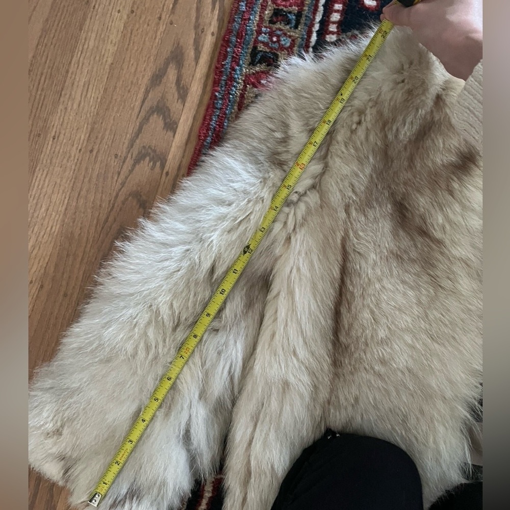 Vintage fox fur cropped coat - Picture 10 of 12